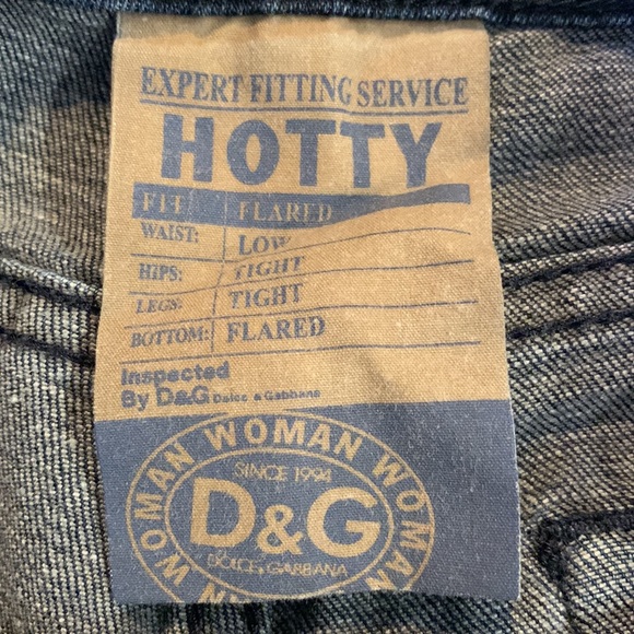 Dolce and Gabbana Hotty flares - size 26 - Picture 6 of 9